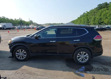 2014 Nissan Rogue Sv z USA, uszkodzony, nr VIN 5N1AT2MV6EC790564